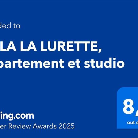 Villa La Lurette, Appartement Et Studio Saint-Étienne-les-Orgues Dış mekan fotoğraf